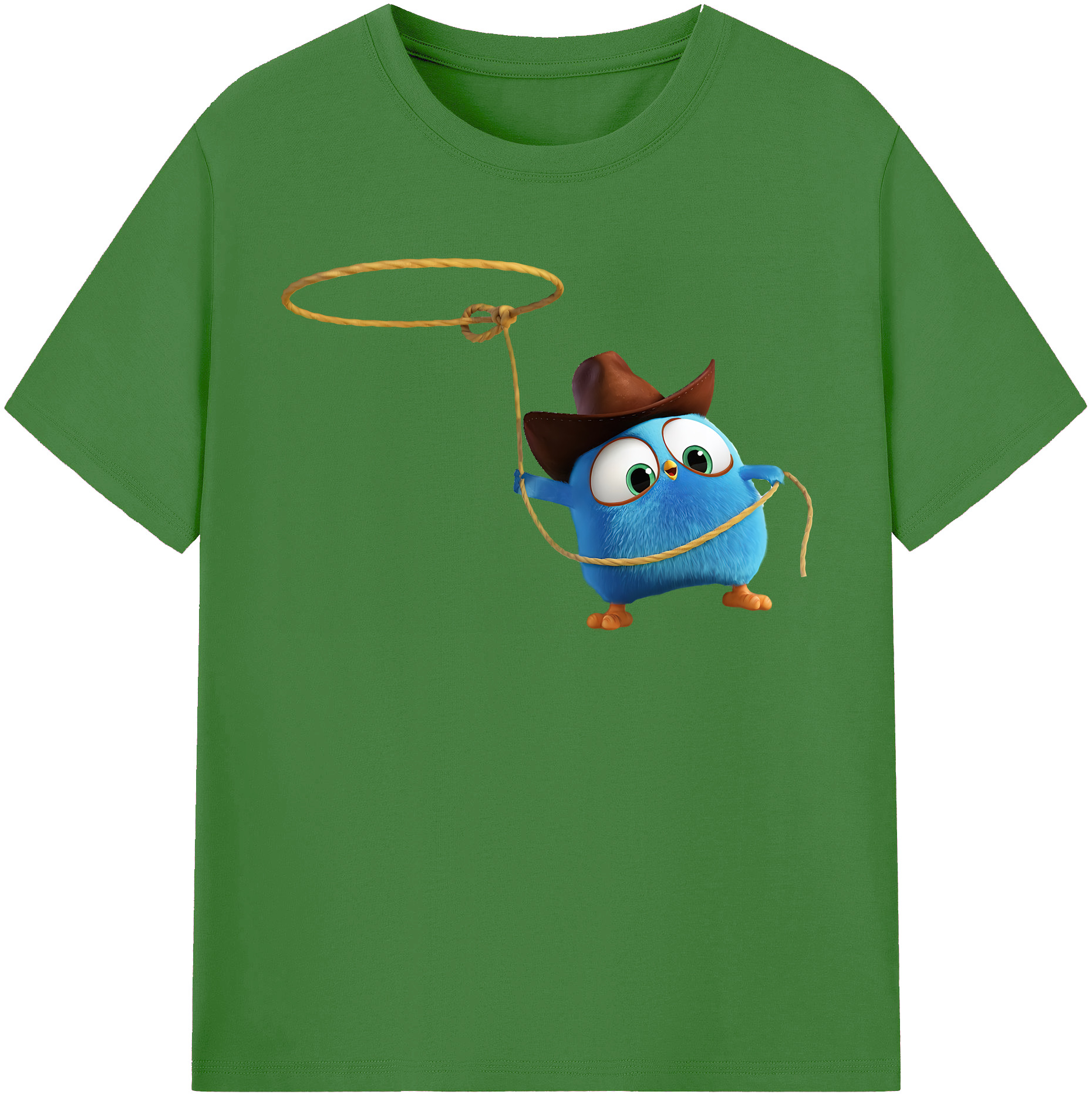（画像用） Angry Birds アングリーバード レディースカジュアルプリントTシャツ（綿100％）
